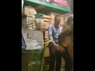 the owner of the store hired a new saleswoman and decided to try it out in the boot of the store nymphomancer libertie